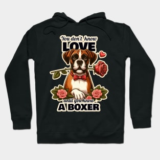 Boxer Valentine's day Hoodie